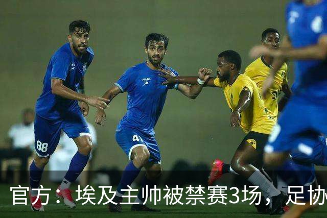 官方：埃及主帅被禁赛3场，足协准备上诉